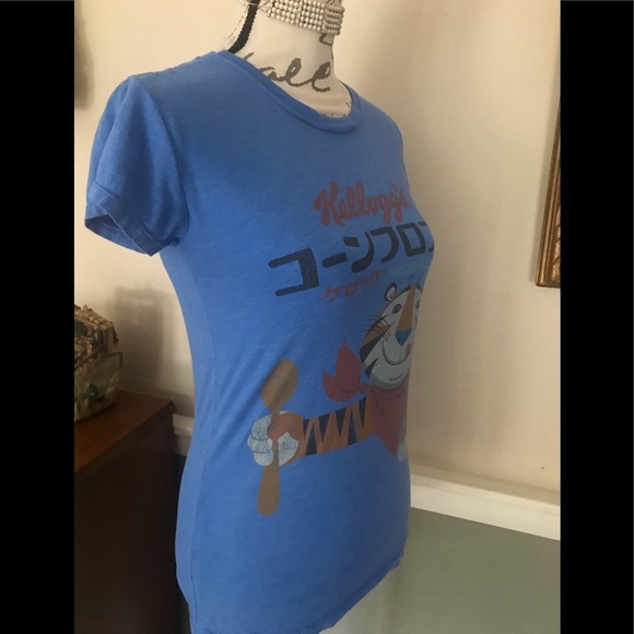Vintage Kellogg’s Blue Size M Tee - Picture 3 of 4